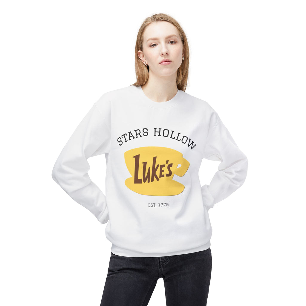 Luke's Diner Crewneck Sweatshirt | Cozy Gift for Fans, Star's Hollow Apparel, Funny Loungewear, Unisex Style, Perfect for Fall