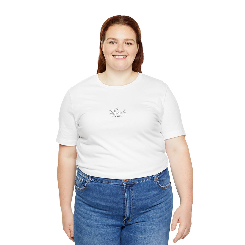Vaffanculo Embroidered Graphic Tee | Casual Everyday Shirt, Gift for Friends, Summer Outfit, Stylish Top, Relaxed Fit