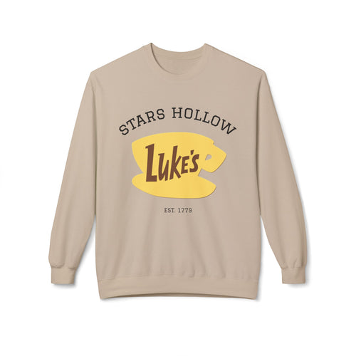 Luke's Diner Crewneck Sweatshirt | Cozy Gift for Fans, Star's Hollow Apparel, Funny Loungewear, Unisex Style, Perfect for Fall