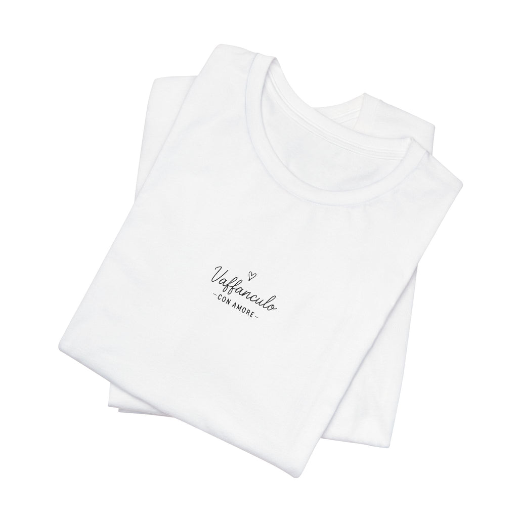 Vaffanculo Embroidered Graphic Tee | Casual Everyday Shirt, Gift for Friends, Summer Outfit, Stylish Top, Relaxed Fit