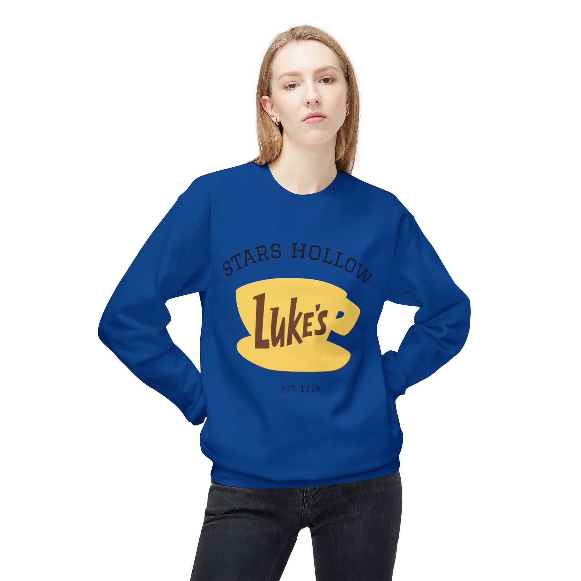 Luke's Diner Crewneck Sweatshirt | Cozy Gift for Fans, Star's Hollow Apparel, Funny Loungewear, Unisex Style, Perfect for Fall