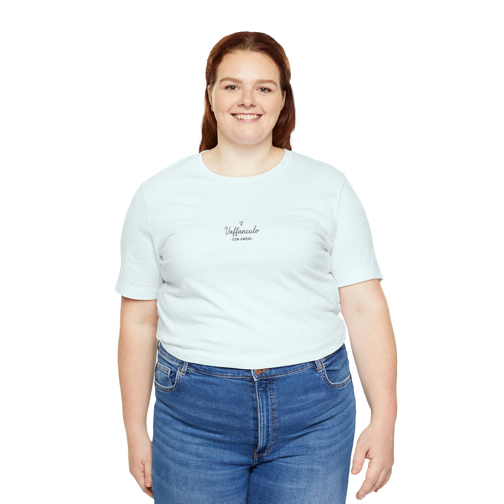 Vaffanculo Embroidered Graphic Tee | Casual Everyday Shirt, Gift for Friends, Summer Outfit, Stylish Top, Relaxed Fit
