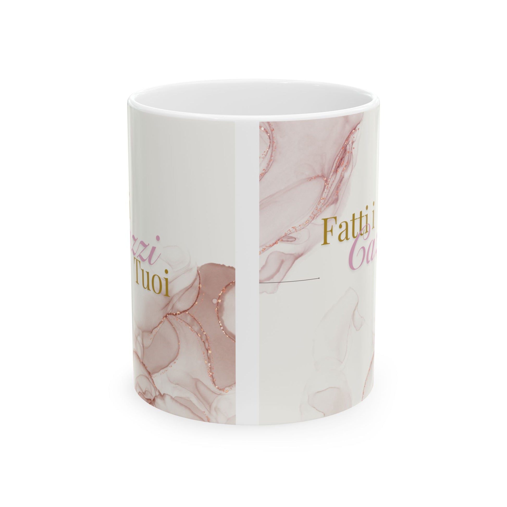 Playful Ceramic Mug with Fatti I Cazzi Tuoi, Coffee Cup, Gift for Friends, Tea Mug, Unique Birthday Present, Home Decor